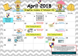 April Calendar 