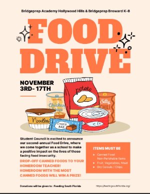 CANNED FOOD DRIVE