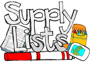2025-2026 SCHOOL SUPPLY LIST AVAILABLE NOW