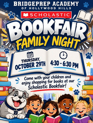 Book Fair Family Night flyer