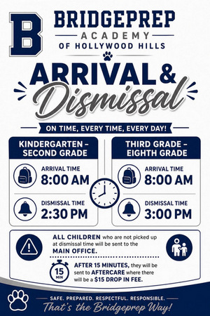 ARRIVAL/DISMISSAL UPDATE