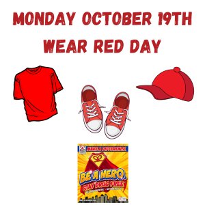 Wear Red For Red Ribbon Day