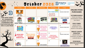 ✨October 2026 Activity Calendar ✨